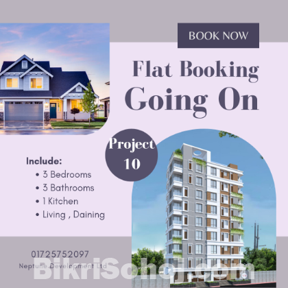 Flat booking with land share